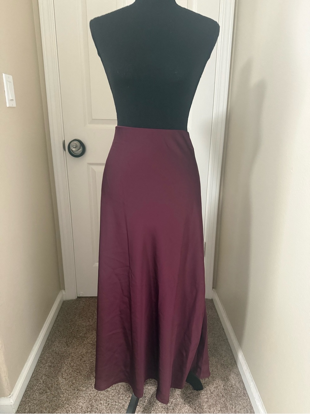 Old Navy Plum A-Line Maxi Skirt